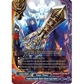 Image for Purgatory Knights Reborn Sword, Expia Sword (S-BT01A-UB03/0031EN) (S-BT01A) - Future Card BuddyFight