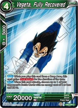 Image for Vegeta, Fully Recovered (TB3-039) (DBS-TB03) - Dragon Ball Super: Masters