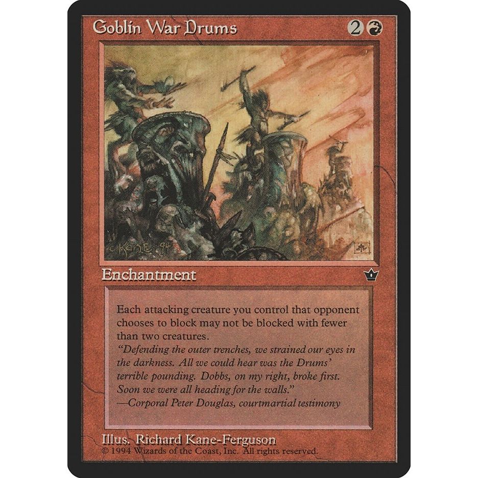 Image for Goblin War Drums (Kane-Ferguson) (FEM) - Magic: The Gathering