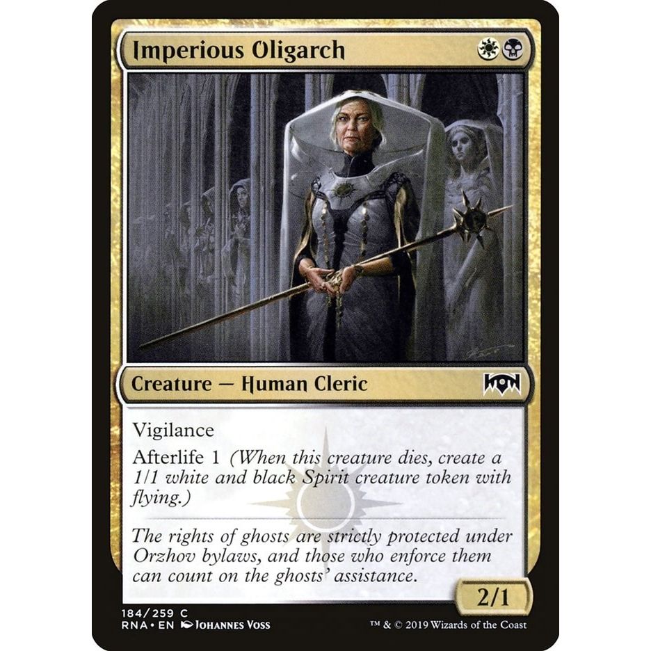 Image for Imperious Oligarch (184) (RNA) - Magic: The Gathering