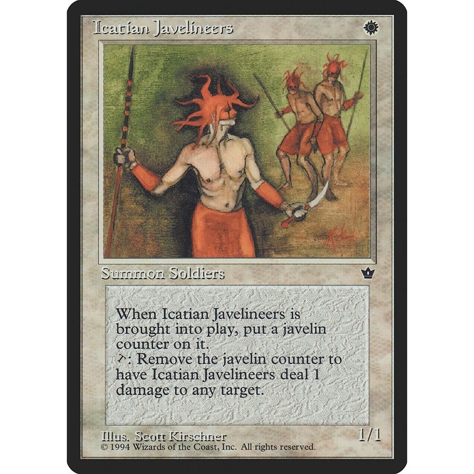 Image for Icatian Javelineers (Kirschner) (FEM) - Magic: The Gathering
