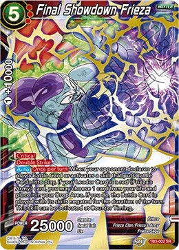 Image for Final Showdown Frieza (TB3-002) (DBS-TB03) - Dragon Ball Super: Masters