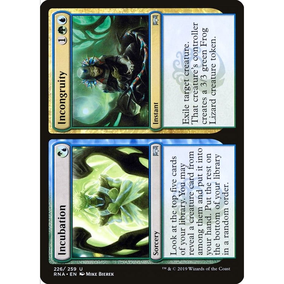 Image for Incubation // Incongruity (226) (RNA) - Magic: The Gathering
