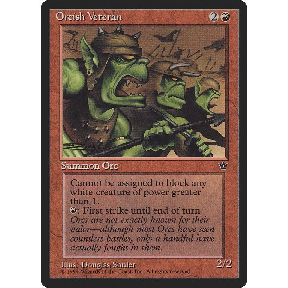 Image for Orcish Veteran (Shuler) (FEM) - Magic: The Gathering