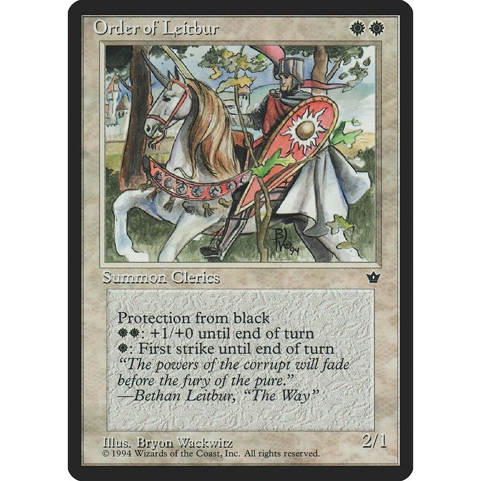 Image for Order of Leitbur (Wackwitz) (Facing Left) (FEM) - Magic: The Gathering