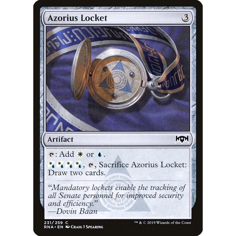 Image for Azorius Locket (231) (RNA) - Magic: The Gathering