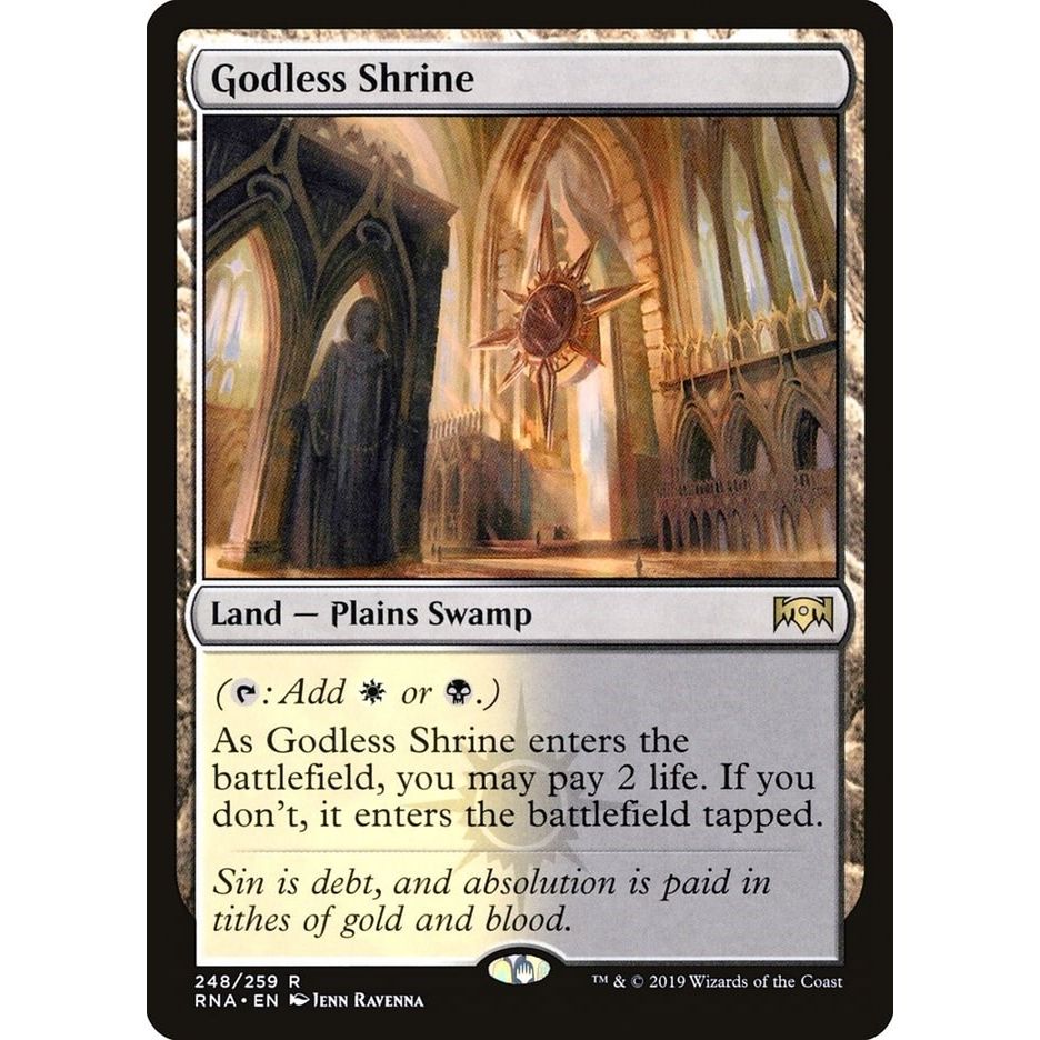 Image for Godless Shrine (248) (RNA) - Magic: The Gathering