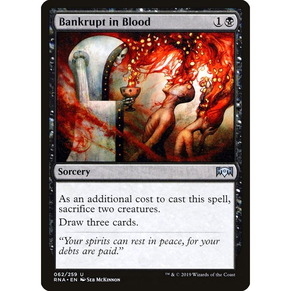 Image for Bankrupt in Blood (62) (RNA) - Magic: The Gathering