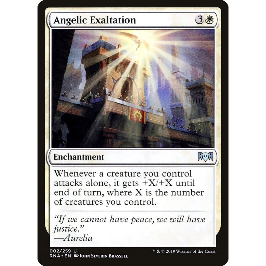 Image for Angelic Exaltation (2) (RNA) - Magic: The Gathering