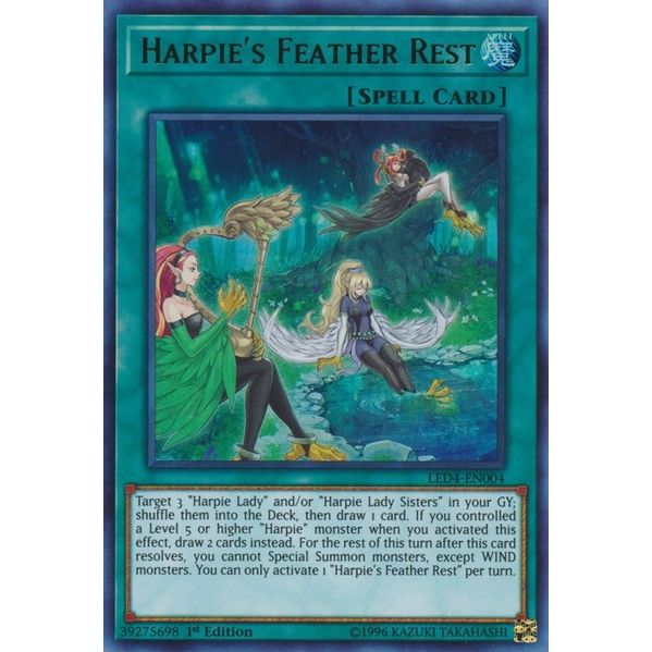 Image for Harpie's Feather Rest (LED4-EN004) (LED4) - YuGiOh