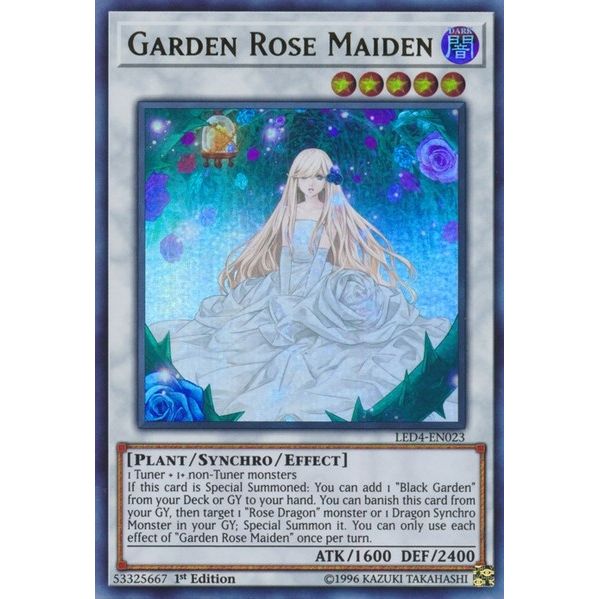 Image for Garden Rose Maiden (LED4-EN023) (LED4) - YuGiOh