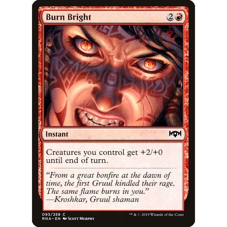 Image for Burn Bright (93) (RNA) - Magic: The Gathering