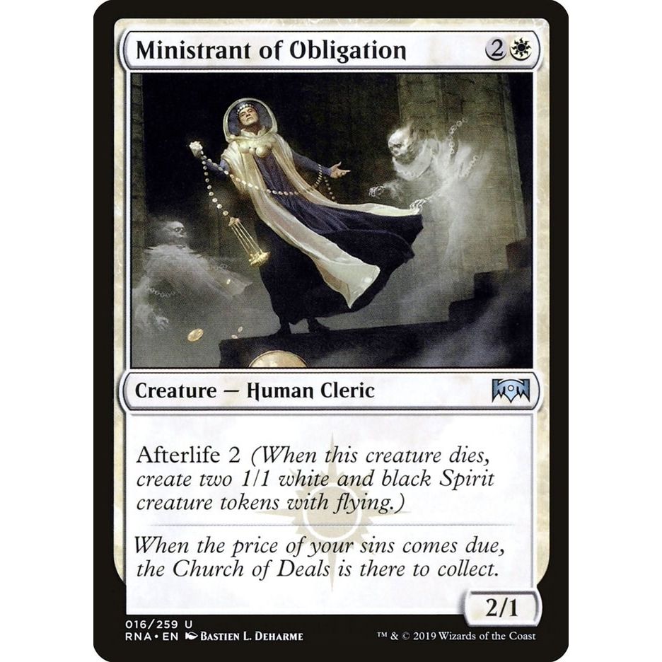 Image for Ministrant of Obligation (16) (RNA) - Magic: The Gathering