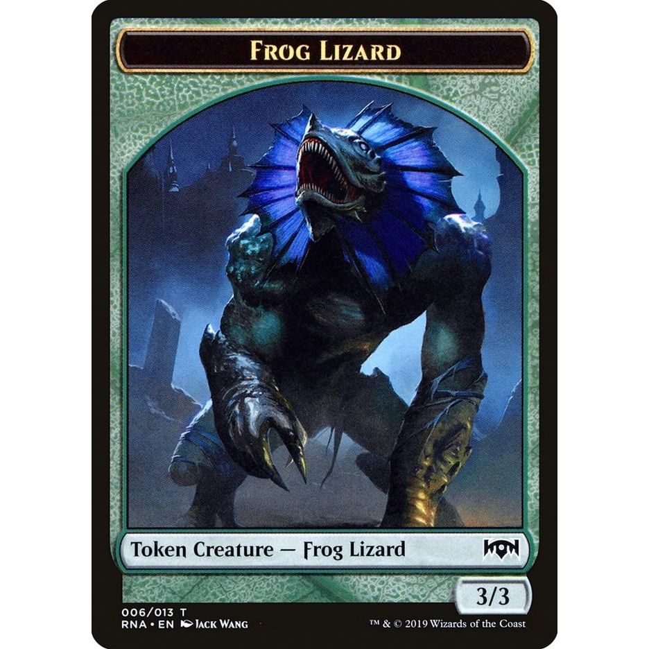 Image for Frog Lizard Token (6) (RNA) - Magic: The Gathering
