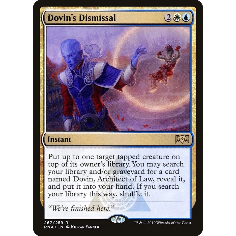 Image for Dovin's Dismissal (267) (RNA) - Magic: The Gathering