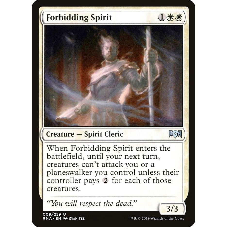 Image for Forbidding Spirit (9) (RNA) - Magic: The Gathering