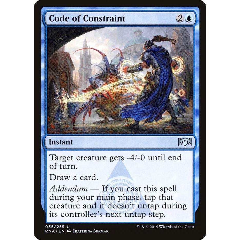 Image for Code of Constraint (35) (RNA) - Magic: The Gathering