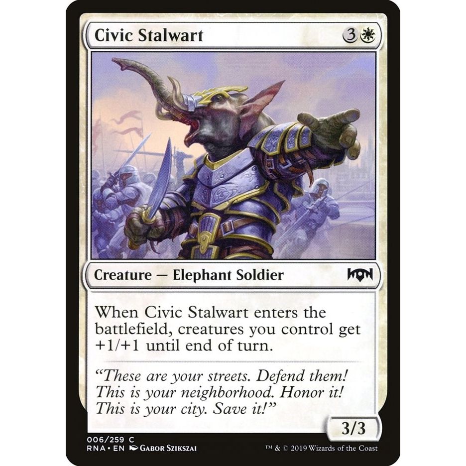 Image for Civic Stalwart (6) (RNA) - Magic: The Gathering