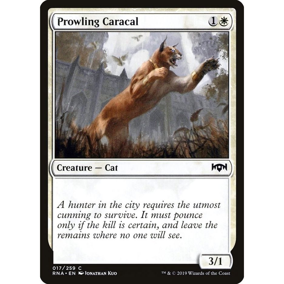 Image for Prowling Caracal (17) (RNA) - Magic: The Gathering