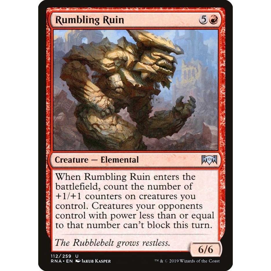 Image for Rumbling Ruin (112) (RNA) - Magic: The Gathering