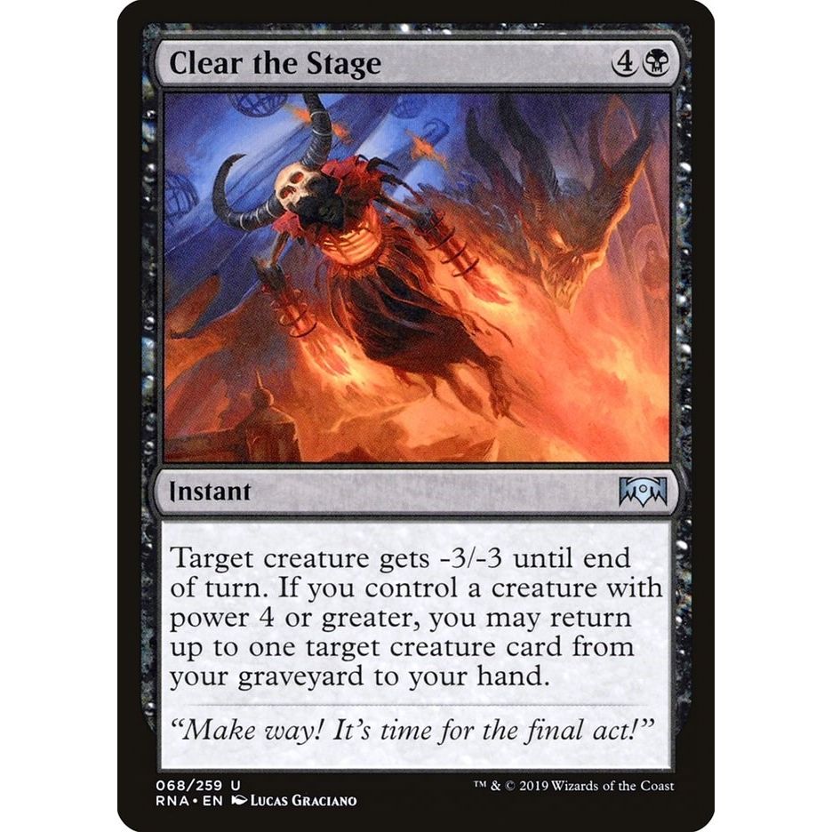 Image for Clear the Stage (68) (RNA) - Magic: The Gathering