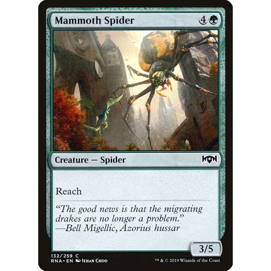 Image for Mammoth Spider (132) (RNA) - Magic: The Gathering