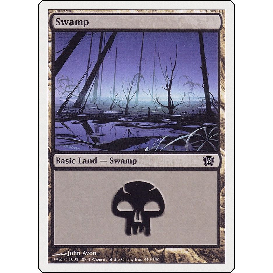 Image for Swamp (340) (340) (8ED) - Magic: The Gathering