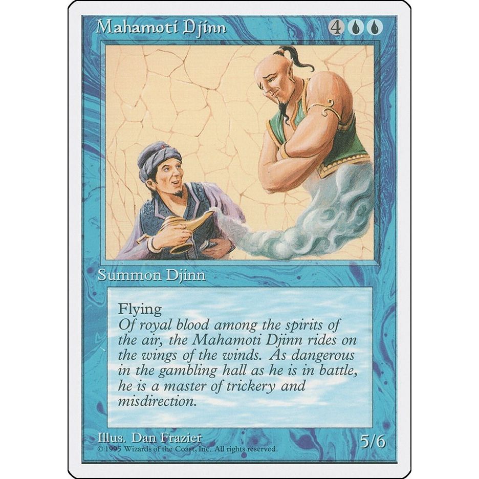 Image for Mahamoti Djinn (4ED) - Magic: The Gathering