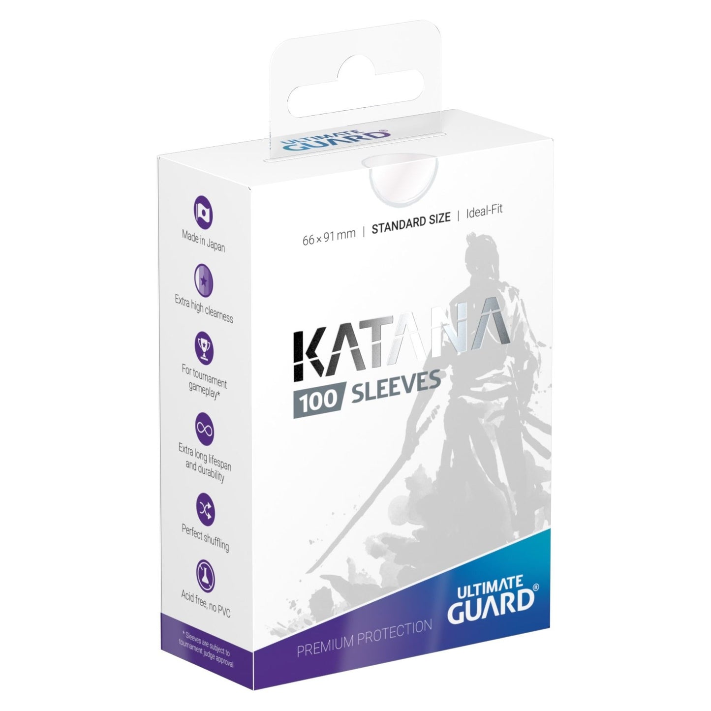 Image for Katana 2018 Standard Size Sleeves - Clear (100-Pack) - Card Sleeves