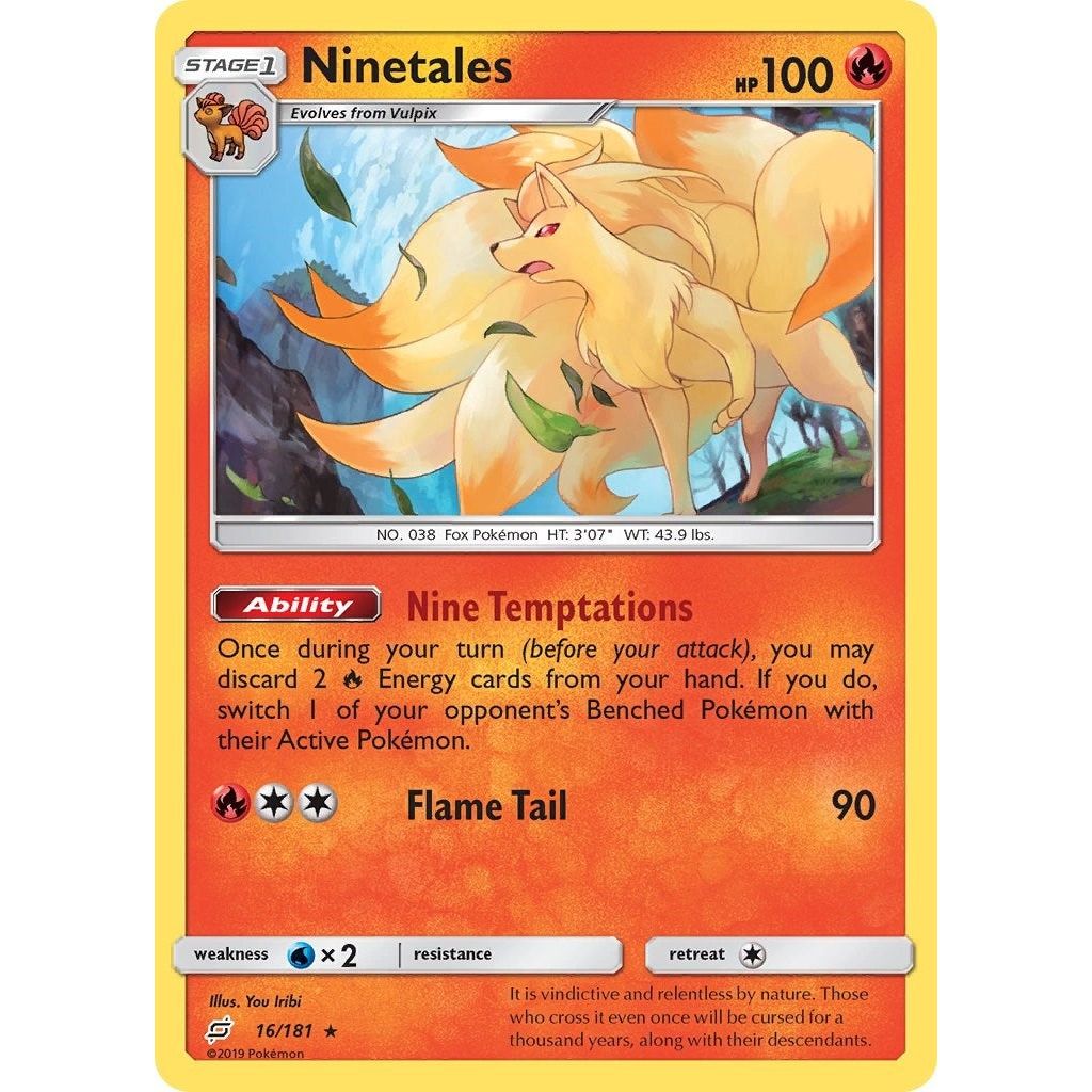 Image for Ninetales (16/181) (SM9) - Pokemon