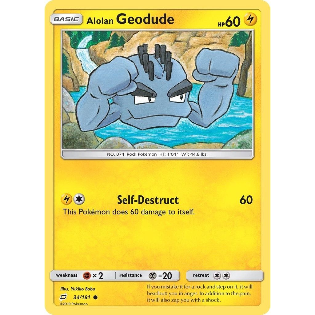 Image for Alolan Geodude (34) (34/181) (SM9) - Pokemon
