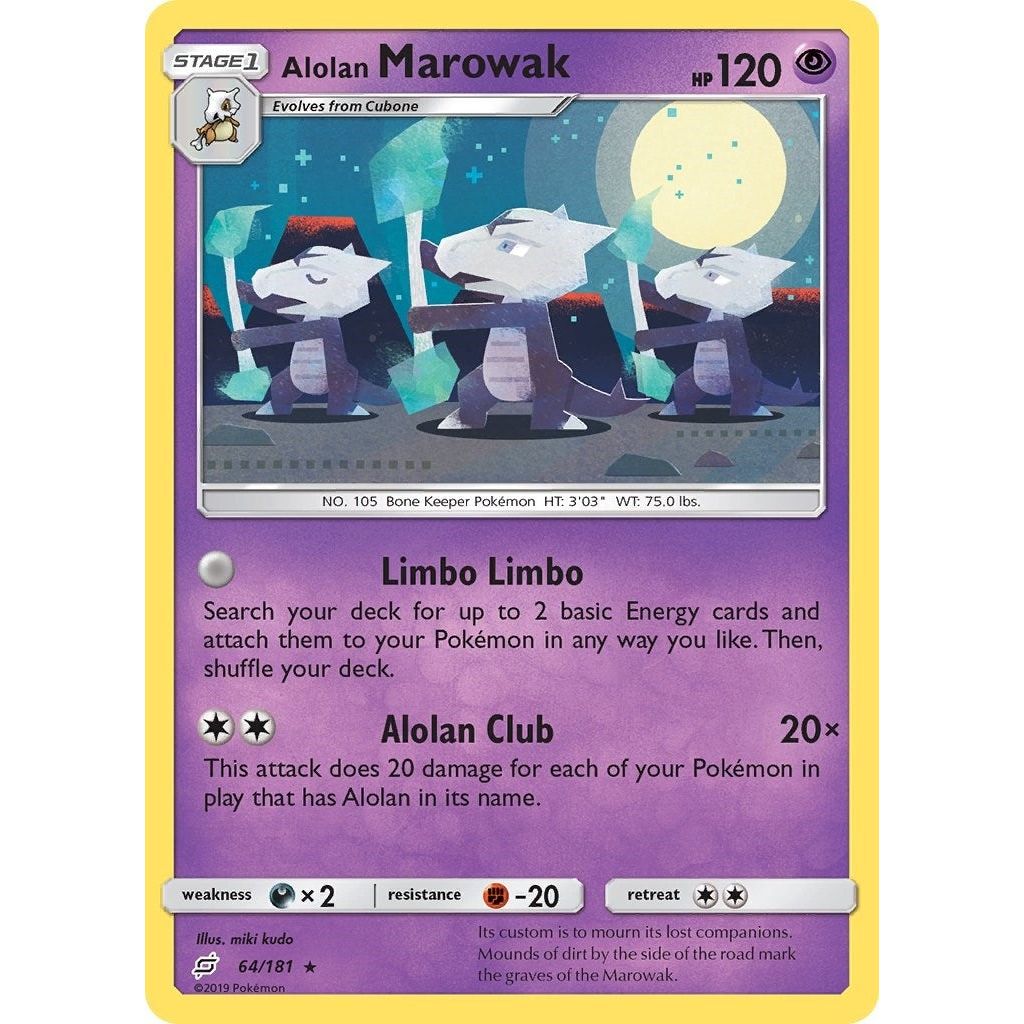 Image for Alolan Marowak (64/181) (SM9) - Pokemon