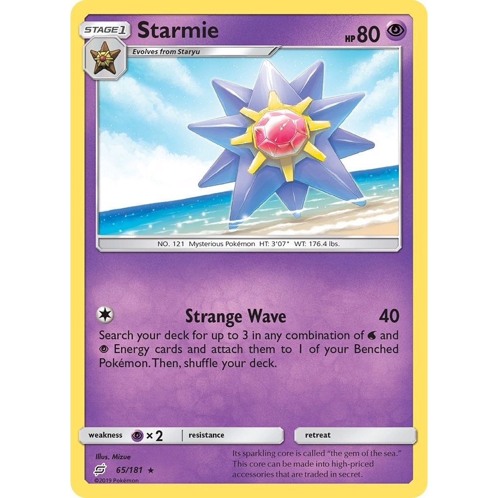 Image for Starmie (65/181) (SM9) - Pokemon