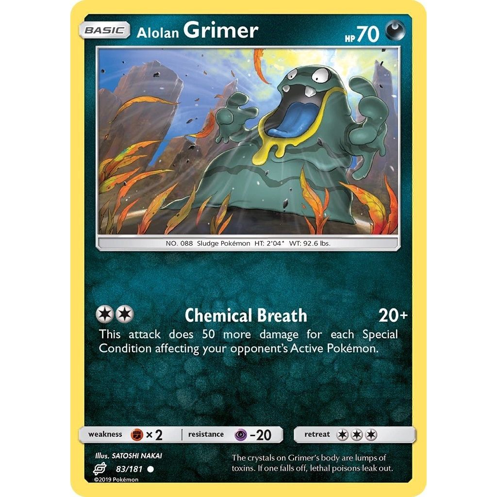 Image for Alolan Grimer (83/181) (SM9) - Pokemon