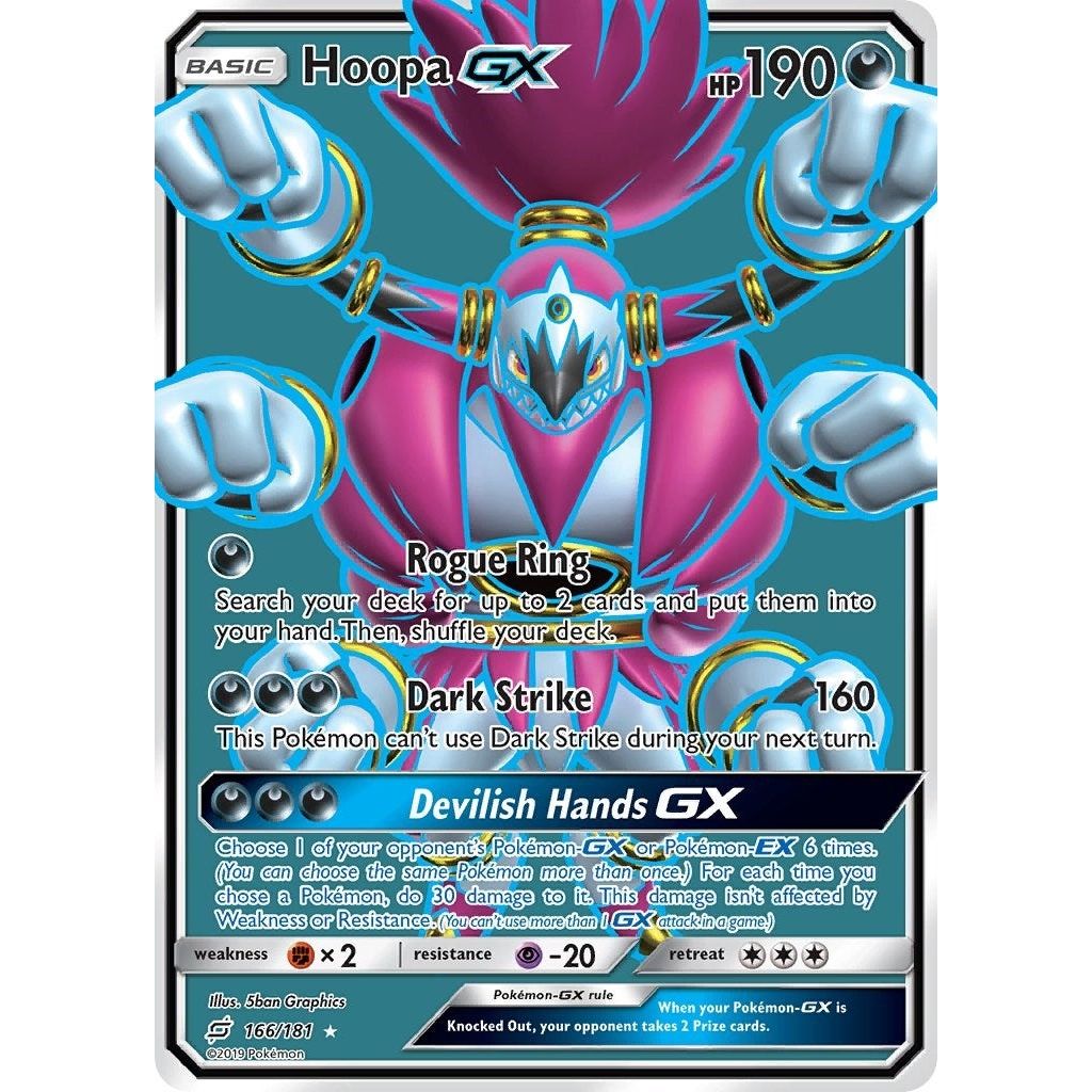 Image for Hoopa GX (Full Art) (166/181) (SM9) - Pokemon
