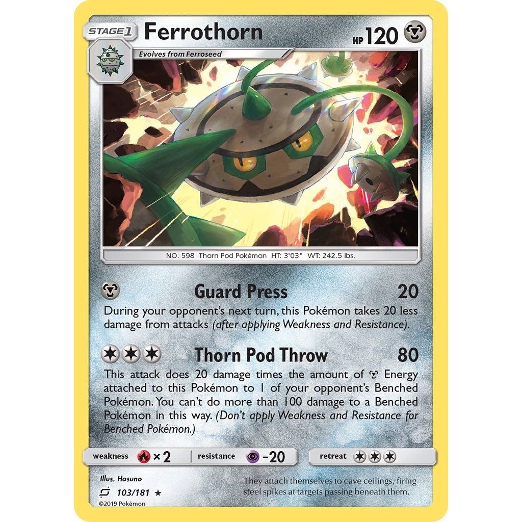 Image for Ferrothorn (103/181) (SM9) - Pokemon