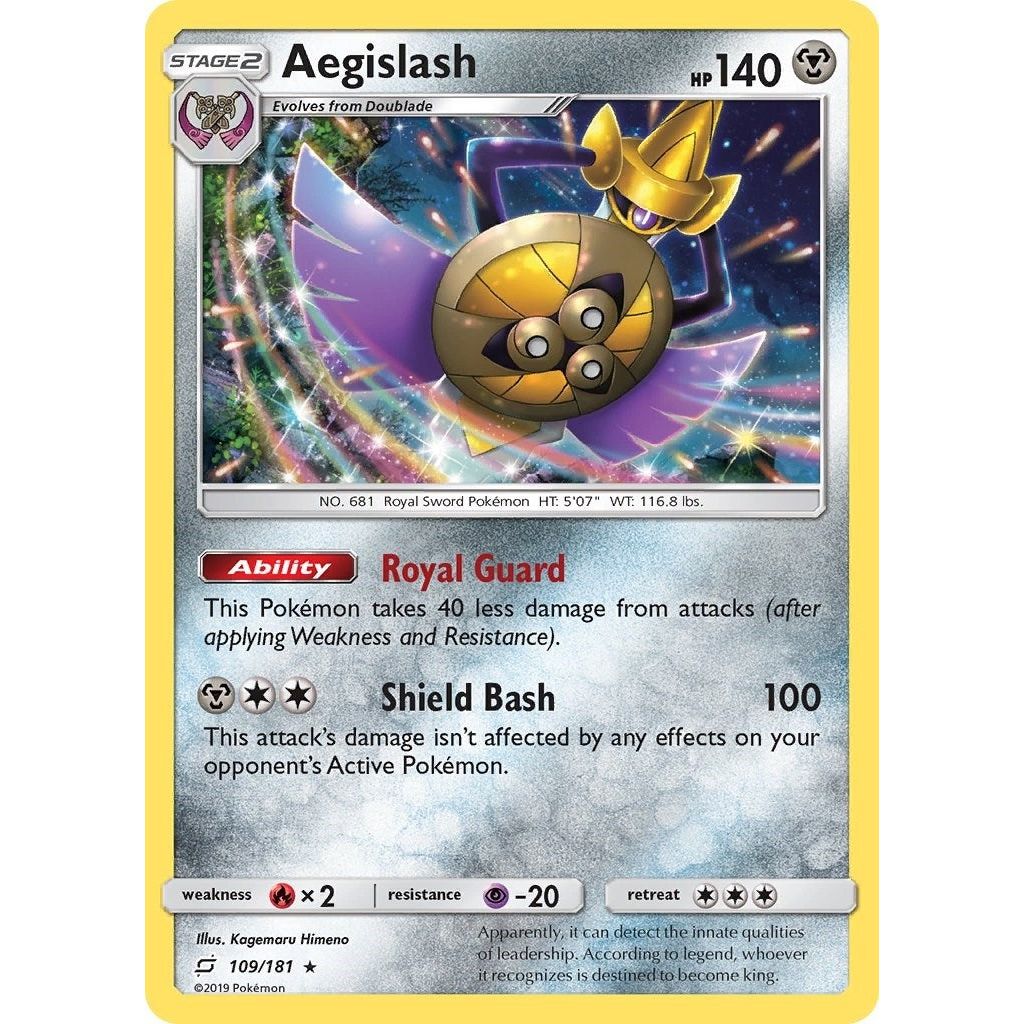 Image for Aegislash (109/181) (SM9) - Pokemon