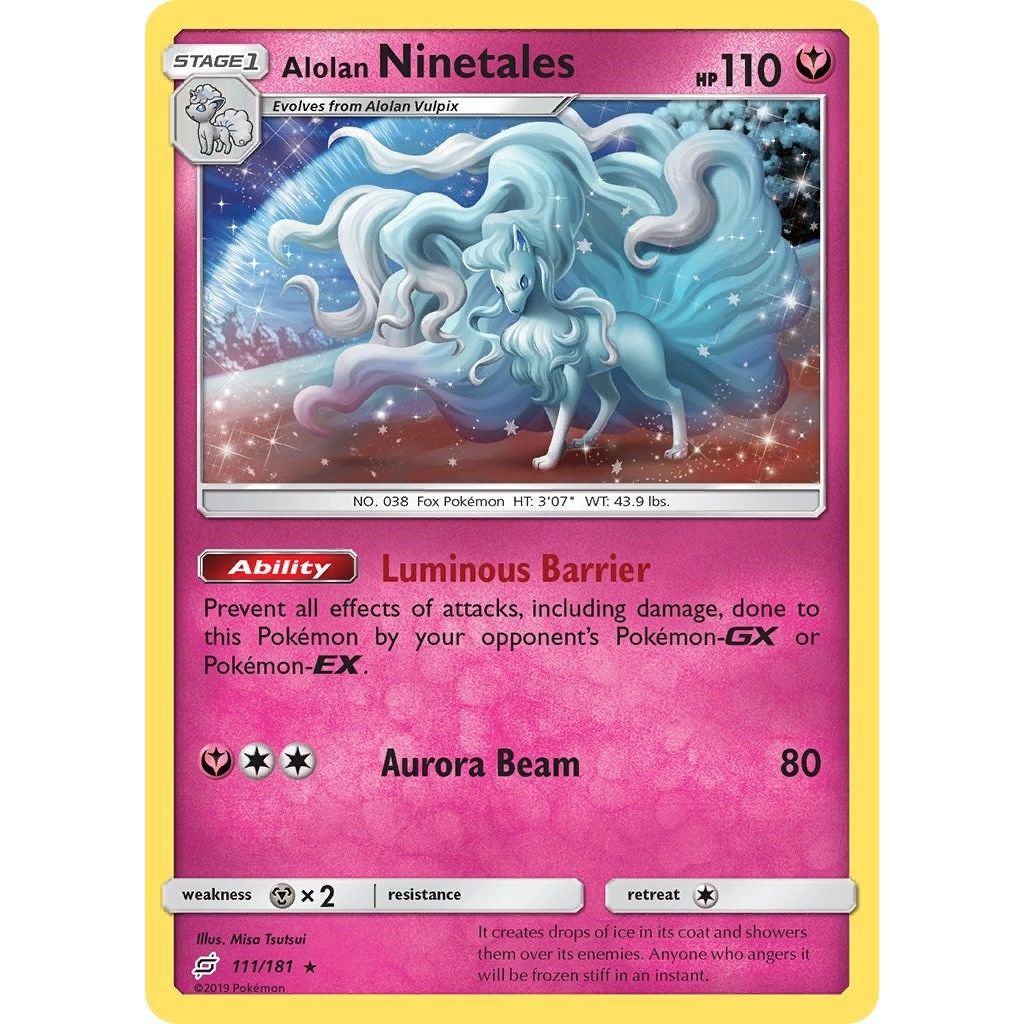 Image for Alolan Ninetales (111/181) (SM9) - Pokemon