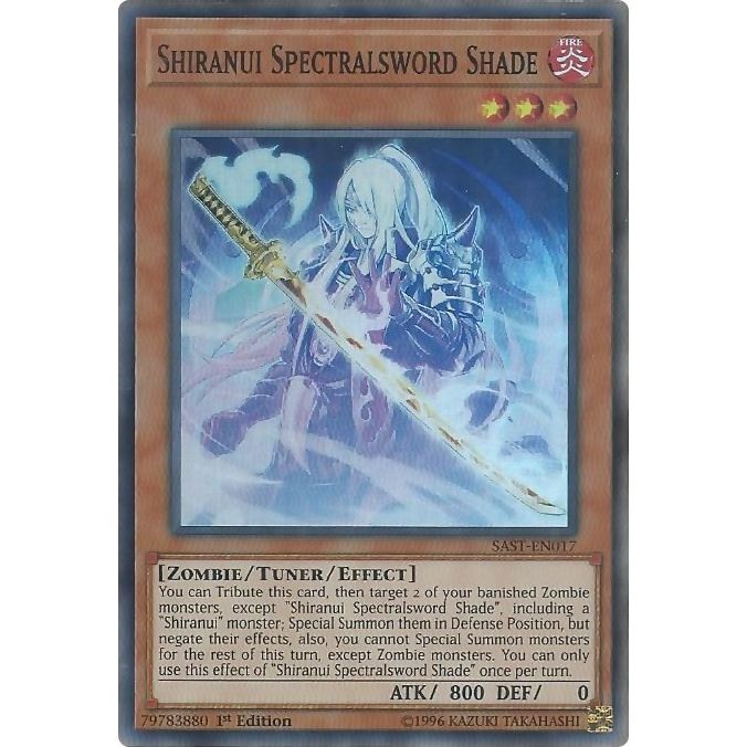 Image for Shiranui Spectralsword Shade (SAST-EN017) (SAST) - YuGiOh