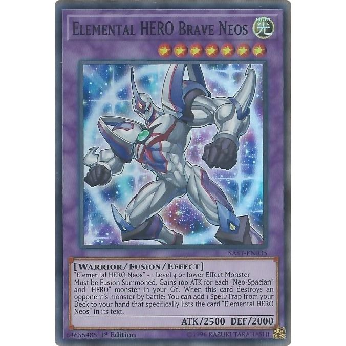 Image for Elemental HERO Brave Neos (SAST-EN035) (SAST) - YuGiOh