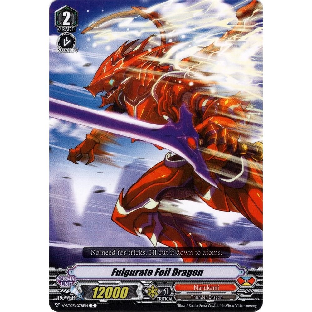 Image for Fulgurate Foil Dragon (V-BT03/078EN) (V-BT03) - Cardfight Vanguard
