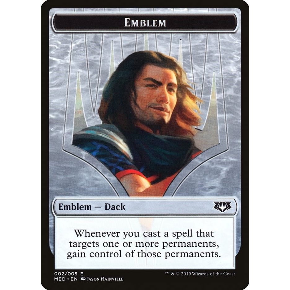 Image for Emblem - Dack Fayden (2) (MED2) - Magic: The Gathering
