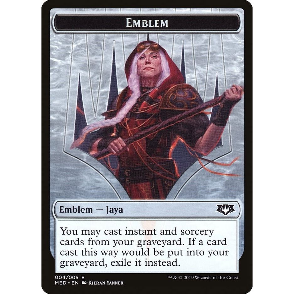 Image for Emblem - Jaya Ballard (4) (MED2) - Magic: The Gathering