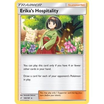Image for Erika's Hospitality - 140/181 (SM Team Up) (140/181) (PR) - Pokemon