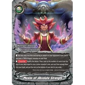 Image for Maxim of Absolute Strength (S-CBT02/0012EN) (S-CBT02) - Future Card BuddyFight