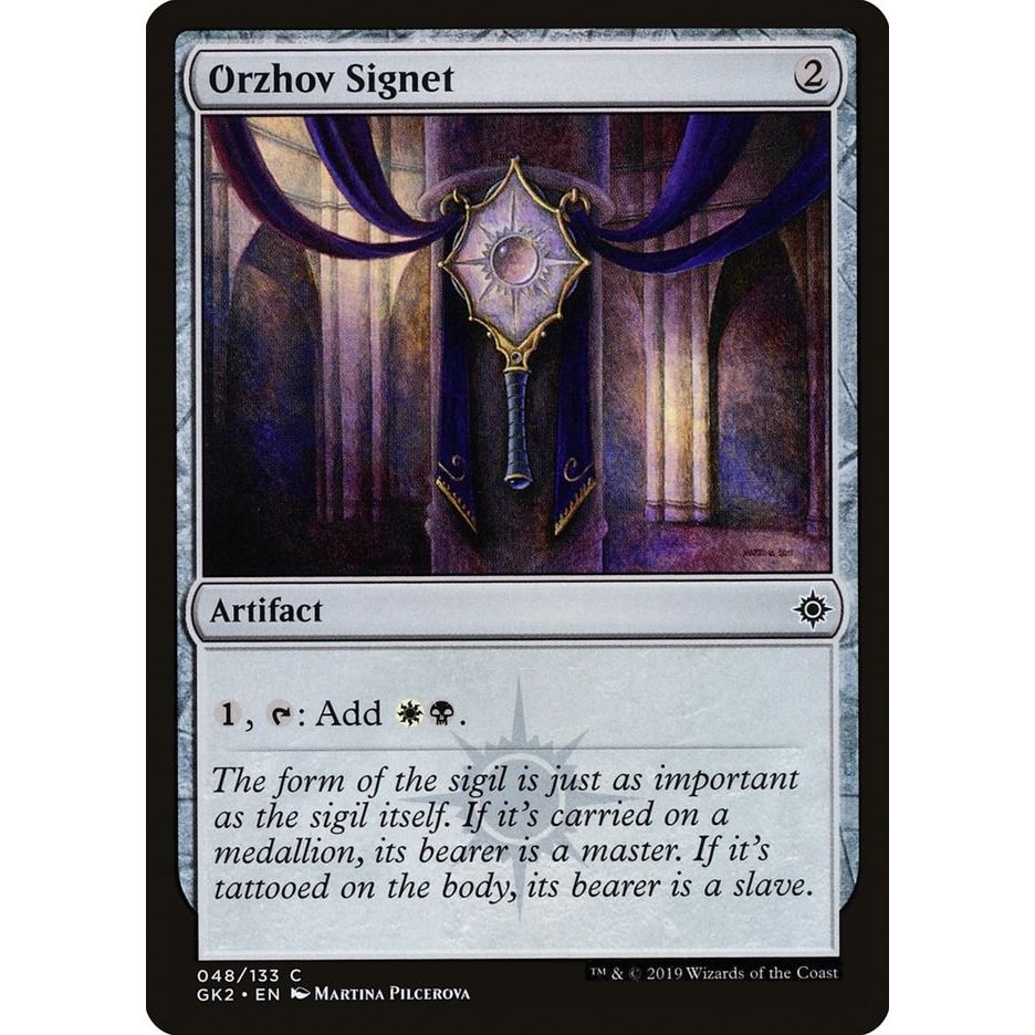 Image for Orzhov Signet (48) (GK2) - Magic: The Gathering