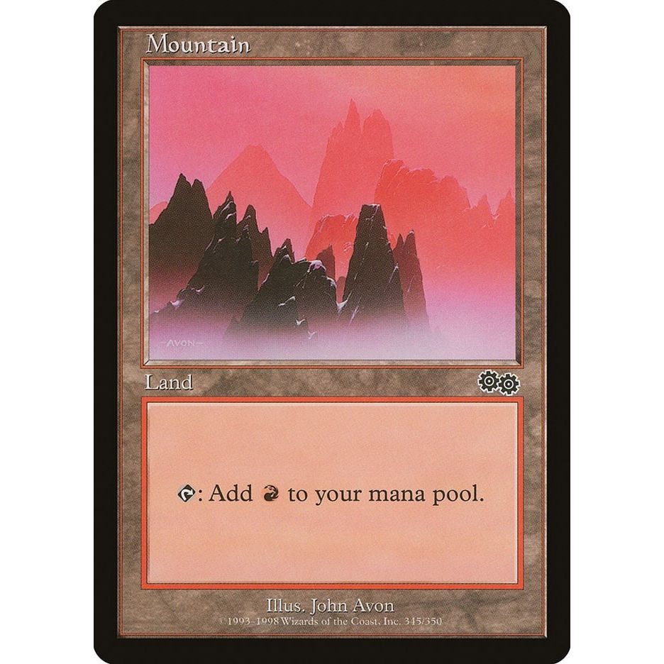 Image for Mountain (345) (345) (USG) - Magic: The Gathering