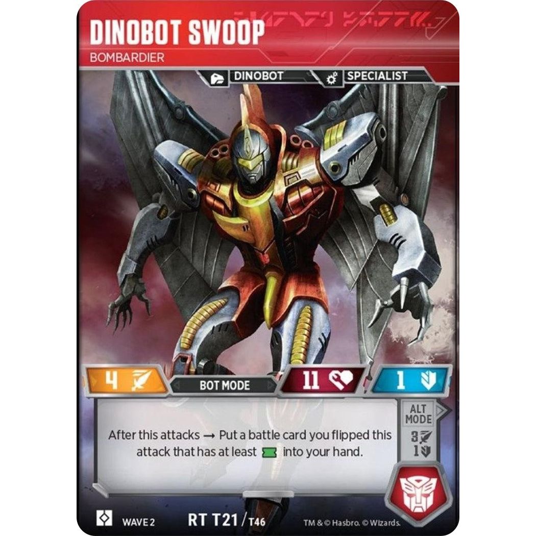 Image for Dinobot Swoop - Bombardier (21) (TRW2) - Transformers TCG