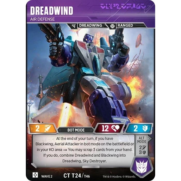 Image for Dreadwind - Air Defense (24) (TRW2) - Transformers TCG