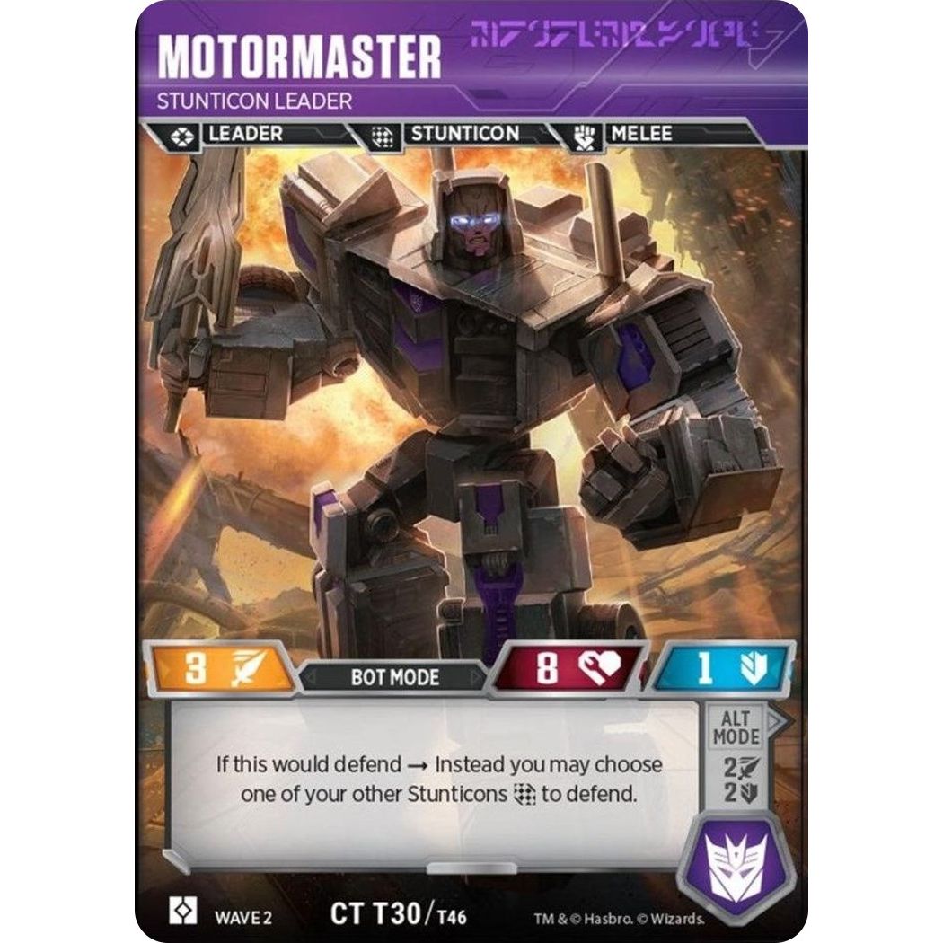 Image for Motormaster - Stunticon Leader (30) (TRW2) - Transformers TCG